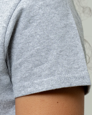 Closeup of a 5000L Gildan Ladies Heavy Cotton Tee