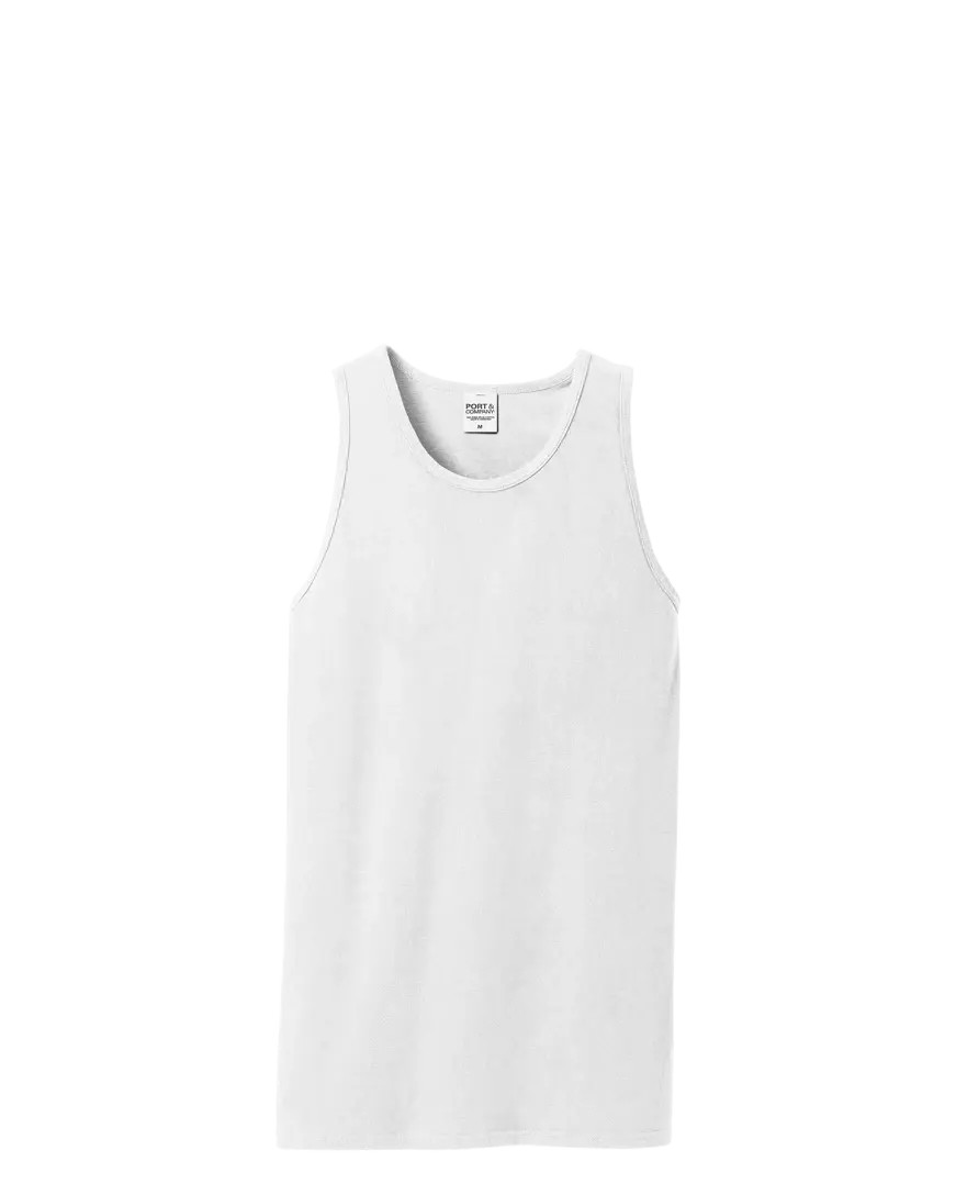 トップス Wellness Pigment Dyed Tank Top Custom Port & Company Pigment-Dyed Cotton Tank Tops