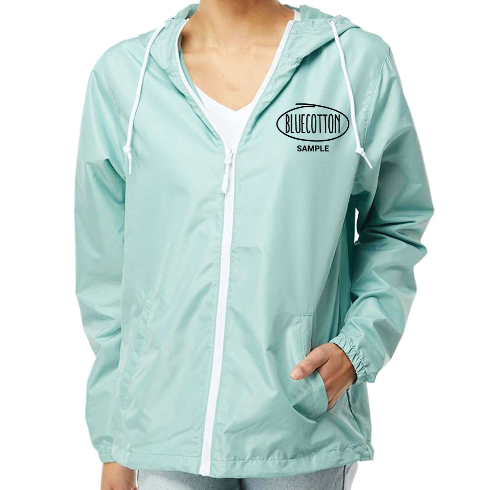 Image of EXP54LWZ Independent Trading Co. Unisex Lightweight Windbreaker Full-Zip Jacket