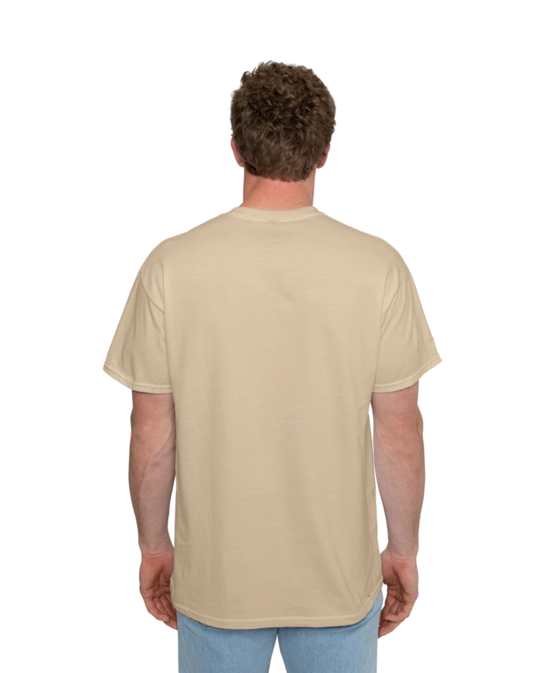 Image of a model wearing a 2300 Gildan Ultra Cotton Pocket Tee
