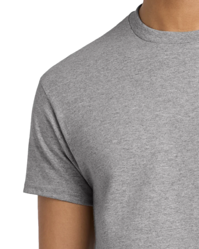 Closeup of a 2000T Gildan Ultra Cotton Tall Tee