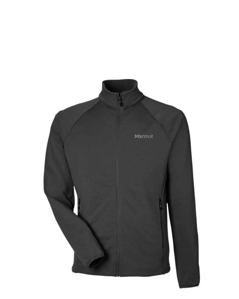 Image of a model wearing a M15382 Marmot Men's Leconte Fleece Jacket