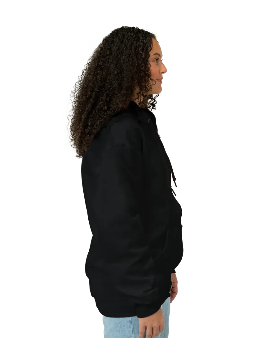 Custom Jerzees Full-Zip Hoodie Sweatshirt, 993M