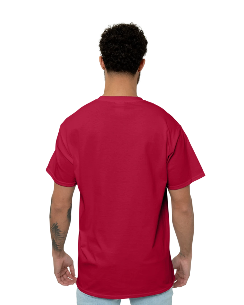Image of a model wearing a PC61 Port & Company Essential Tee