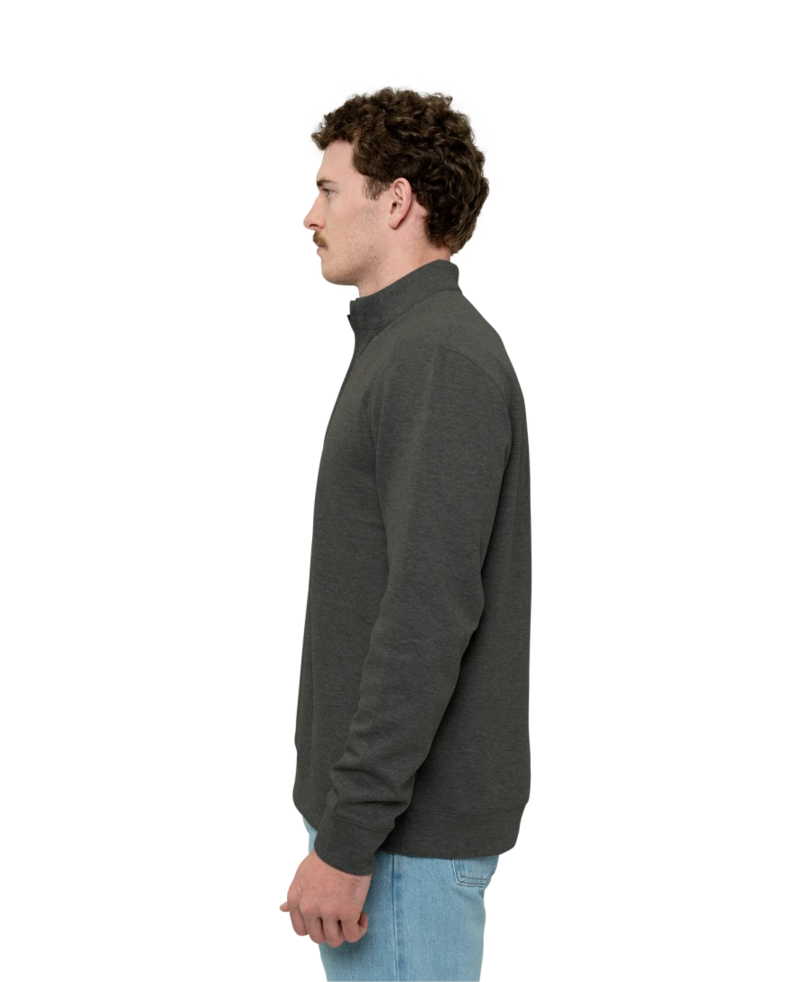 Image of a model wearing a K807 Port Authority Interlock 1/4-Zip