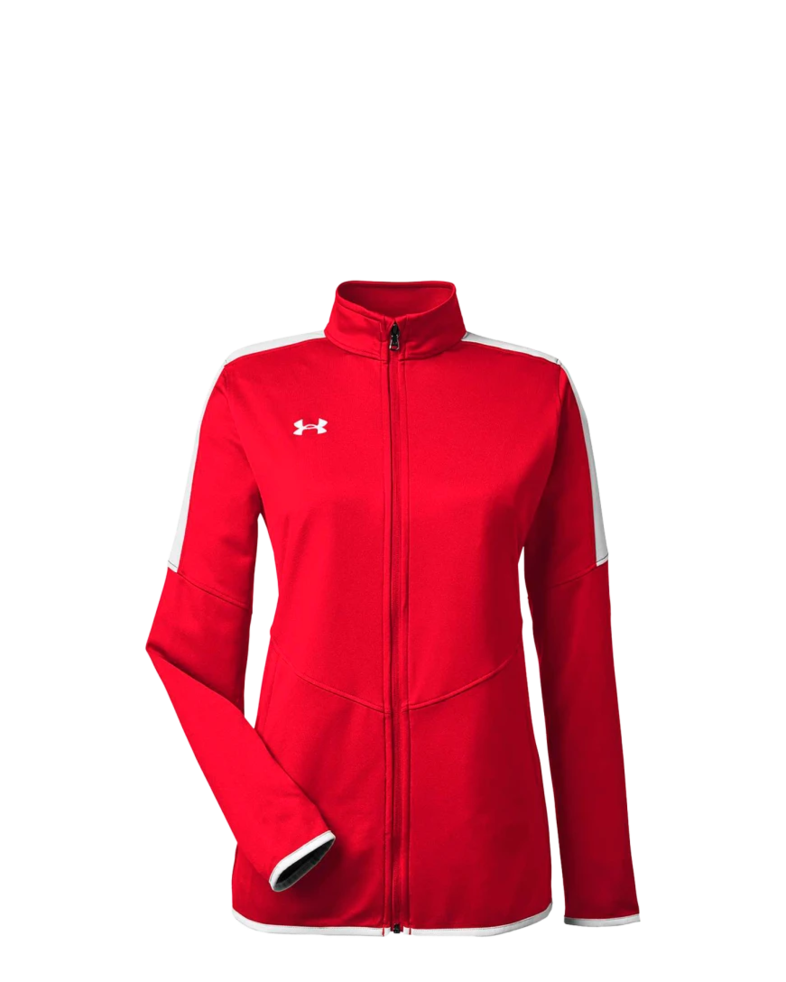 Image of a model wearing a 1326774 Under Armour Ladies' Rival Knit Jacket