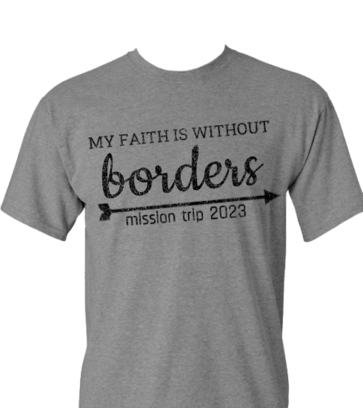 Faith without borders design idea