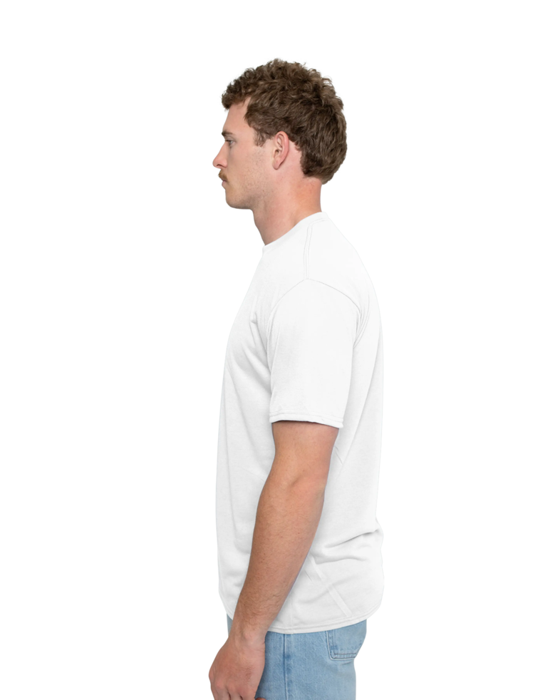 Image of a model wearing a 42000 Gildan Core Performance Tee