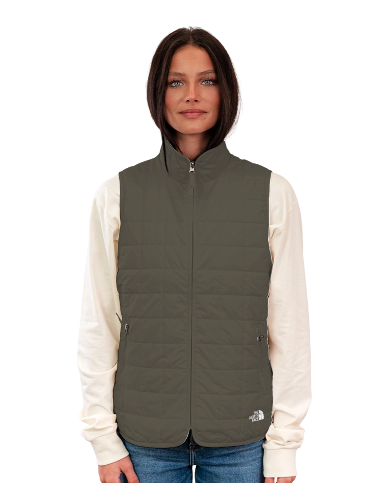 Image of a model wearing a NF0A8JF0 The North Face Womens Iron Drift Quilted Vest