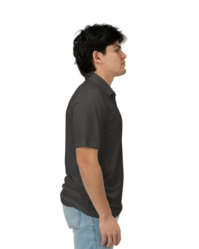 Image of a model wearing a ST520 Sport-Tek Posi-UV Pro Polo