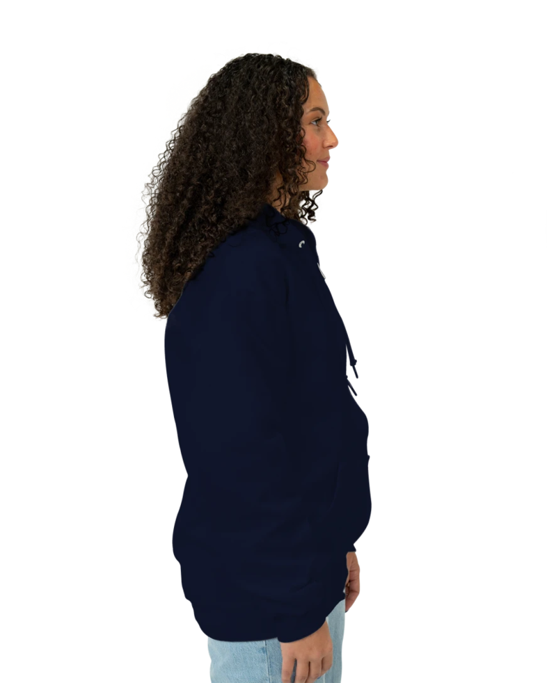 Image of a model wearing a 993M Jerzees Full Zip Hood