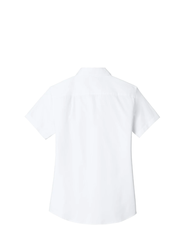 Image of a model wearing a L508 Port Authority Ladies' Easy Care Shirt