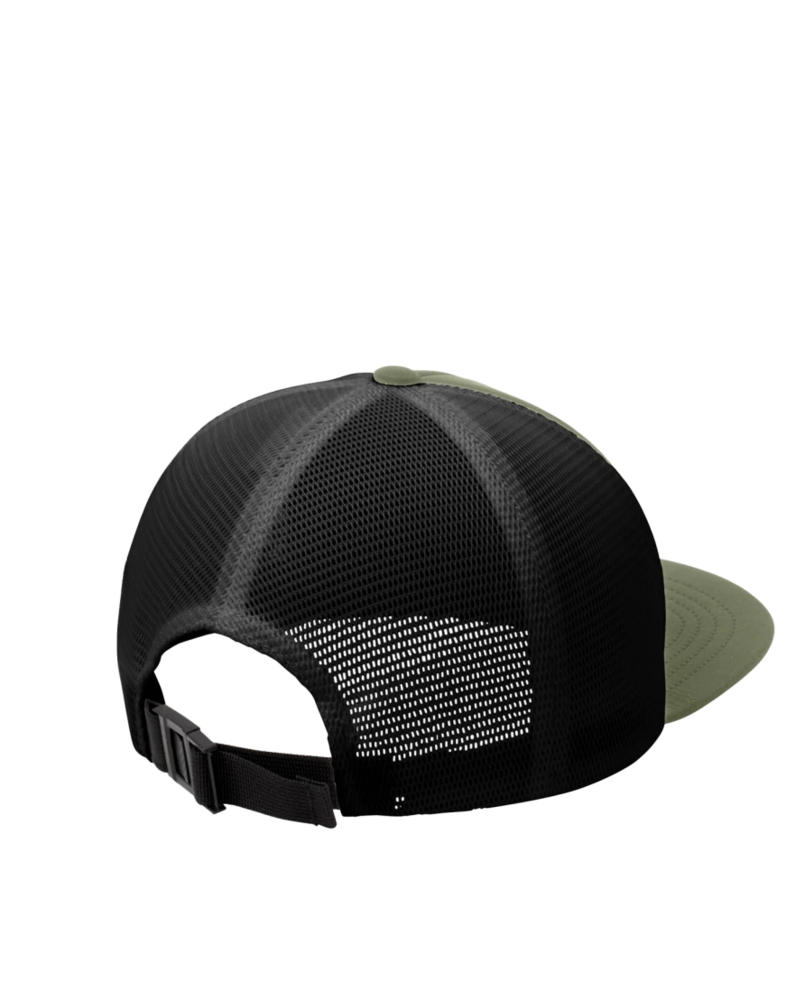 Image of a model wearing a C937 Port Authority Flexfit 110 Foam Outdoor Cap