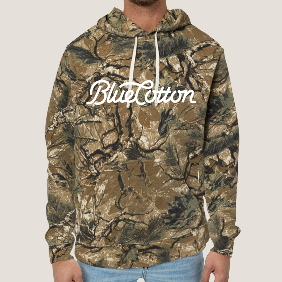 Image of 8871 J. America Tri-Blend Hooded Pullover Sweatshirt