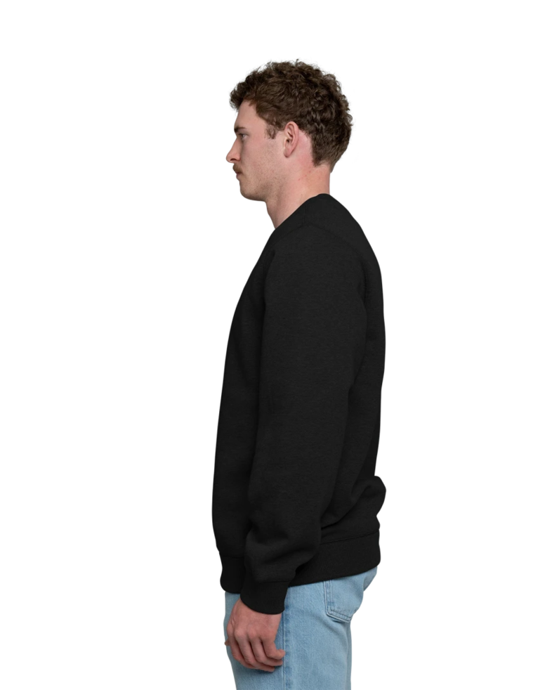Image of a model wearing a ST266 Sport-Tek Crewneck Sweatshirt