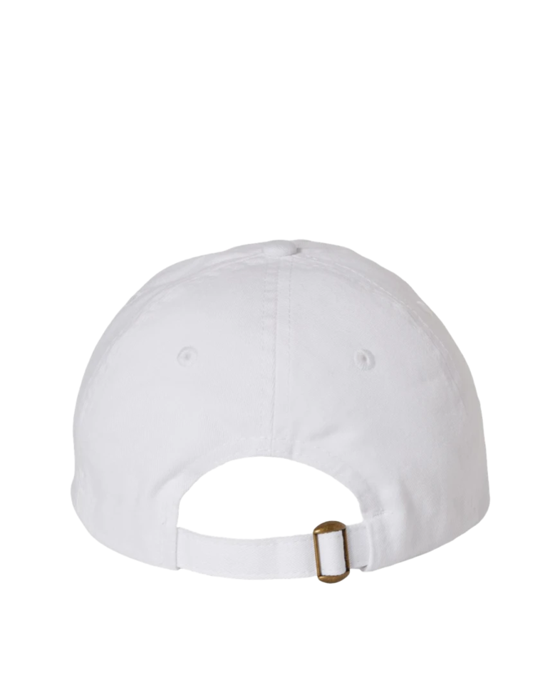 Image of a model wearing a VC300 Valucap Bio-Washed Cap