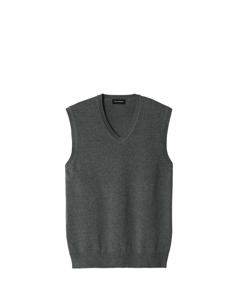 Image of a model wearing a SW2860 Port Authority Easy Care Sweater Vest
