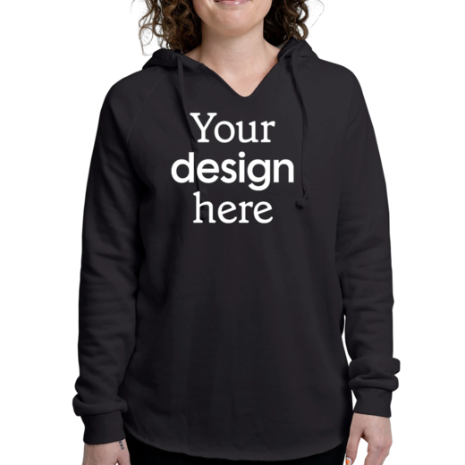Sample image of PRM2500 Independent Trading Co. Women's Lightweight California Wave Wash Hooded Sweatshirt
