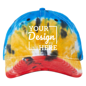 GB482 The Game Asbury Tie-Dyed Twill Cap