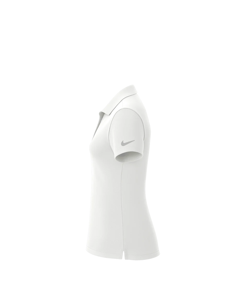 Image of a model wearing a 811807 Nike Women's Dri-FIT Players Modern Fit Polo