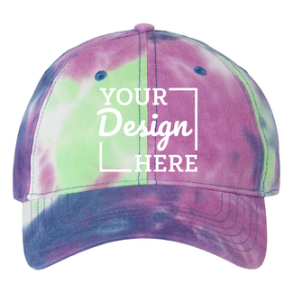 Custom Hats:  SP400 Sportsman Tie-Dyed Dad Cap