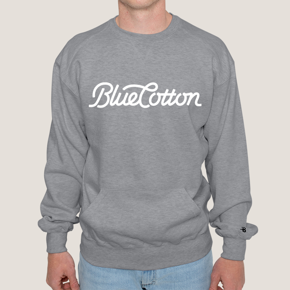 Image of 1252 Badger Pocket Crew Sweatshirt