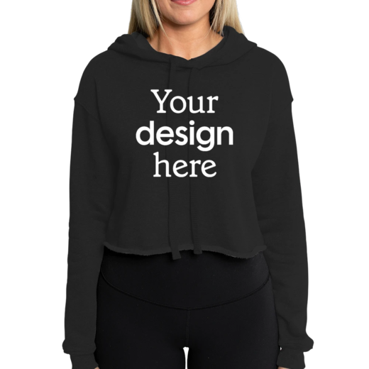 Sample image of 7502 Bella + Canvas Women's Cropped Fleece Hoodie