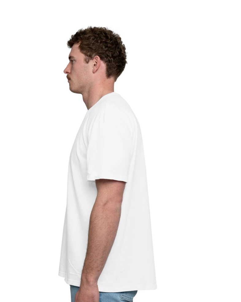 Image of a model wearing a PC099 Port & Company Pigment-Dyed Tee