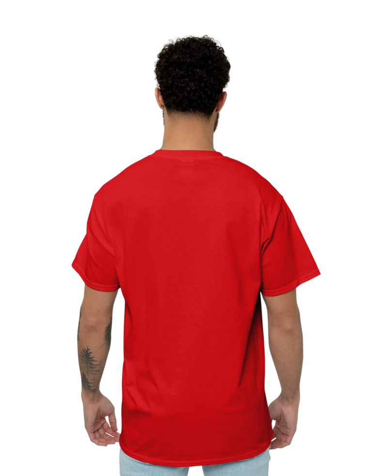 Image of a model wearing a PC61 Port & Company Essential Tee