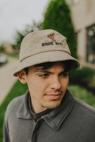 Customer wearing a 2050 Sportsman Bucket Cap