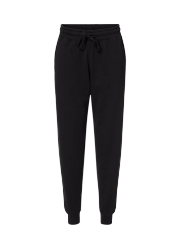 Model wearing a PRM20PNT Independent Trading Co. Women's California Wave Wash Sweatpants