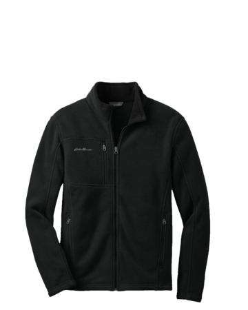 Model wearing a EB200 Eddie Bauer Full-Zip Fleece Jacket