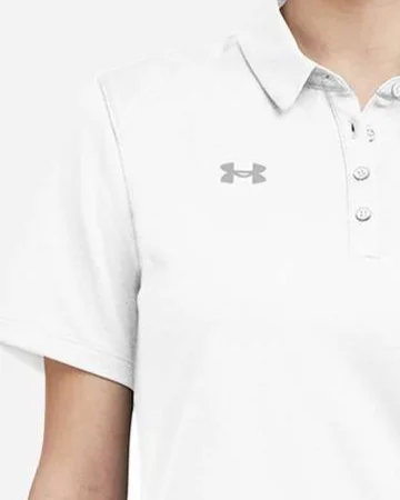 Closeup of a 1370431 Under Armour Ladies' Tech Polo