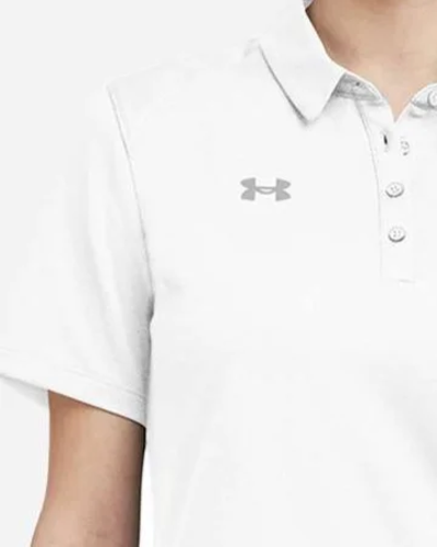 Closeup of a 1370431 Under Armour Ladies' Tech Polo