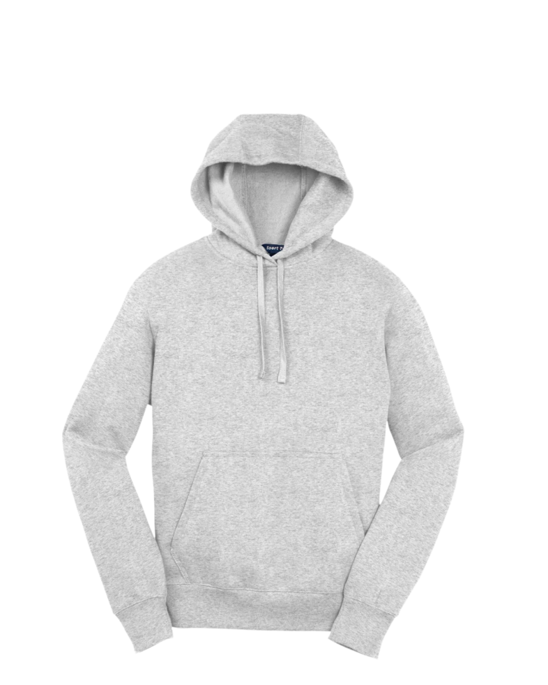 Image of a model wearing a ST254 Sport-Tek Pullover Hooded Sweatshirt