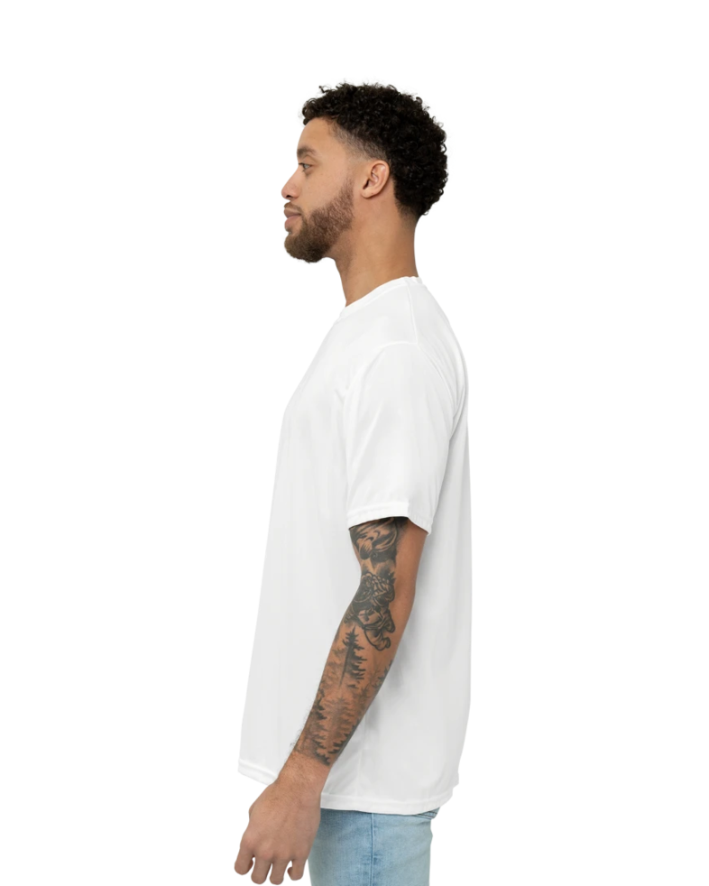 Image of a model wearing a Augusta 790 Moisture Wicking Tee