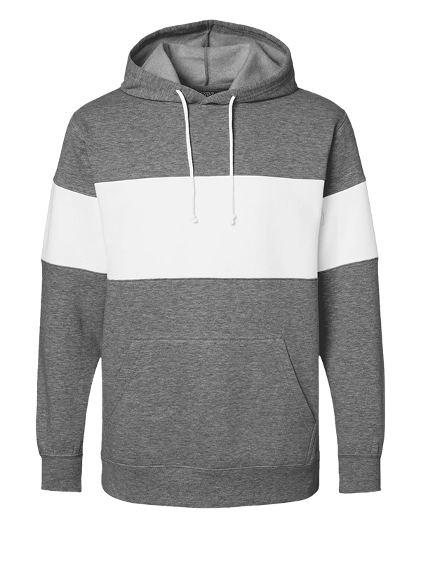 22709 MV Sport Classic Fleece Colorblocked Hooded Sweatshirt