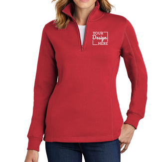 Women's Custom Hoodies, Sweatshirts & Apparel:  LST253 Sport-Tek Ladies 1/4-Zip Sweatshirt