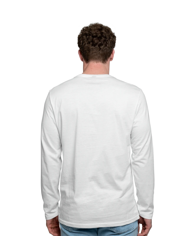 Image of a model wearing a DT105 District Long Sleeve Tee