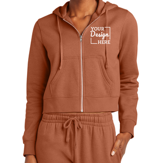 Custom Women's Clothing:  DT6103 District® Women’s V.I.T.™ Fleece Full-Zip Hoodie