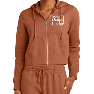  DT6103 District® Women’s V.I.T.™ Fleece Full-Zip Hoodie