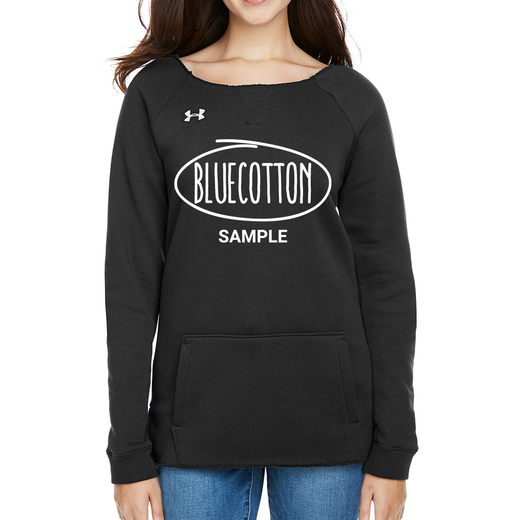Sample image of 1305784 Under Armour Ladies Hustle Fleece Crewneck Sweatshirt