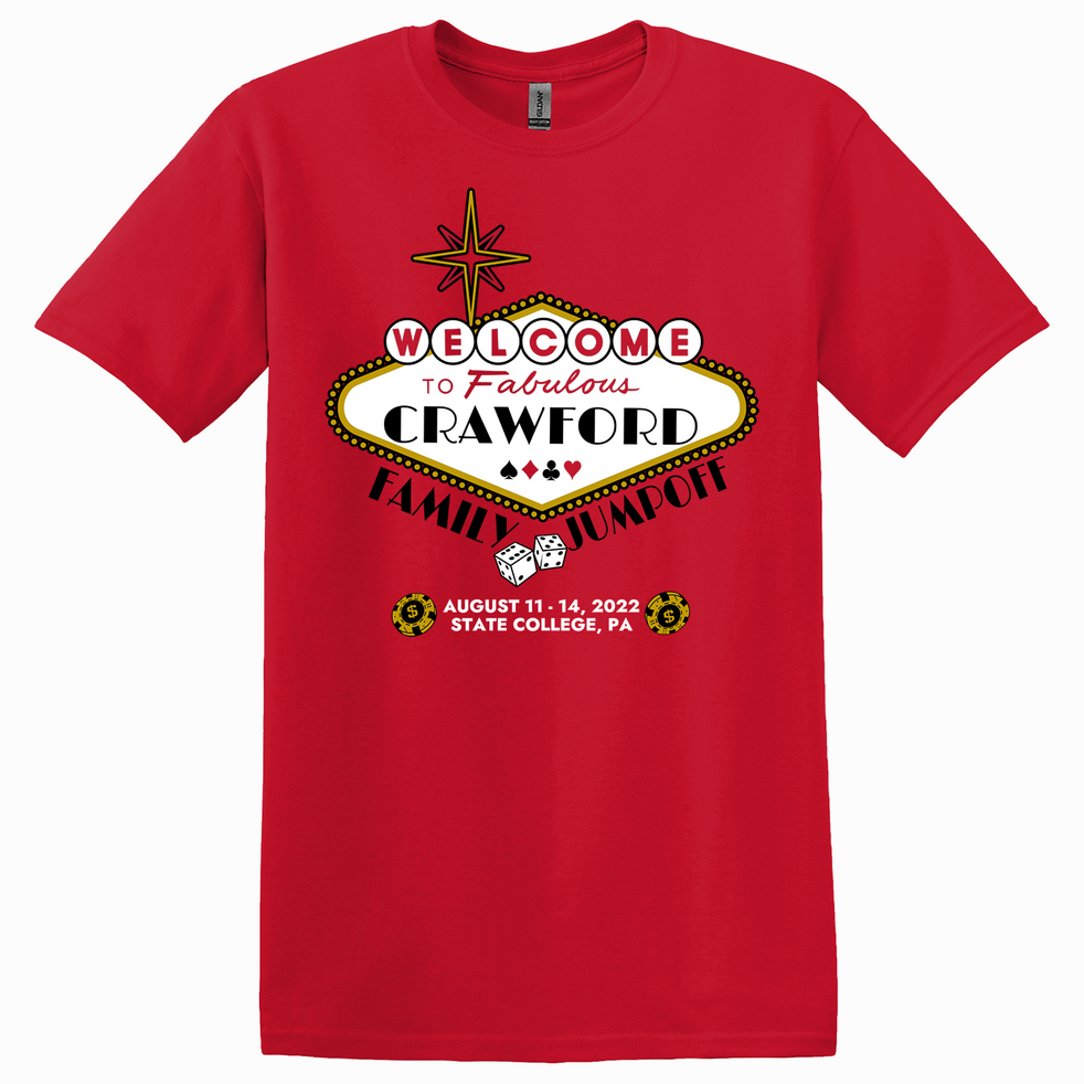 Image for Group Order Fabulous Crawford Family Jumpoff T-Shirts