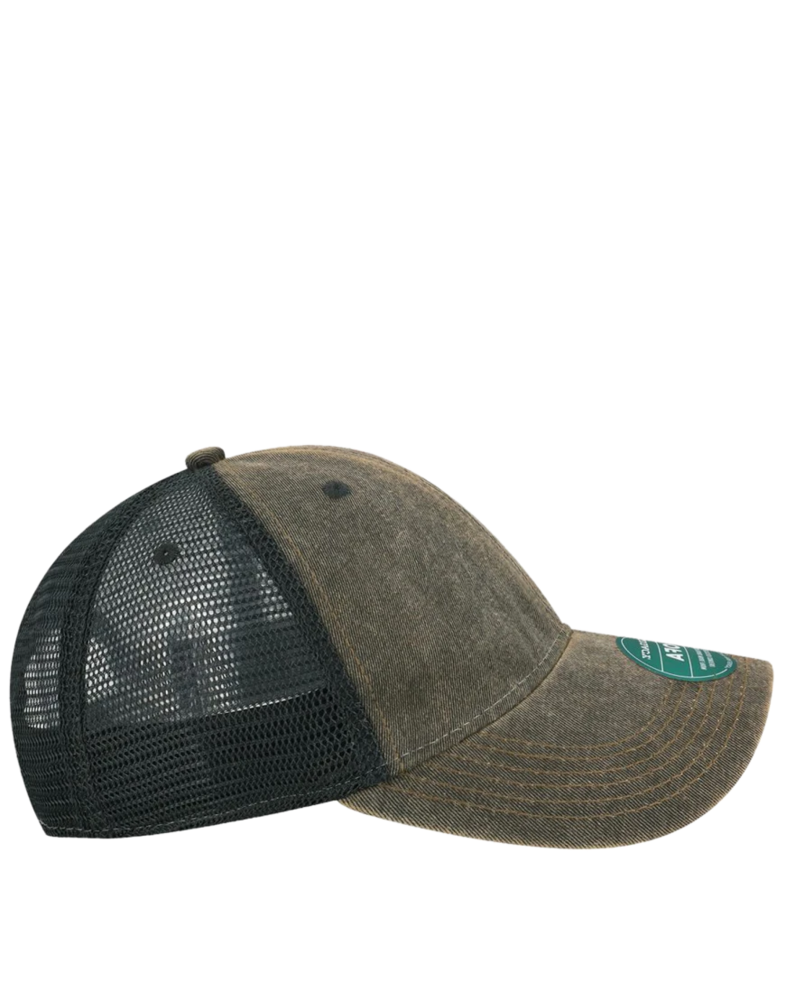 Image of a model wearing a OFA LEGACY Old Favorite Trucker Cap