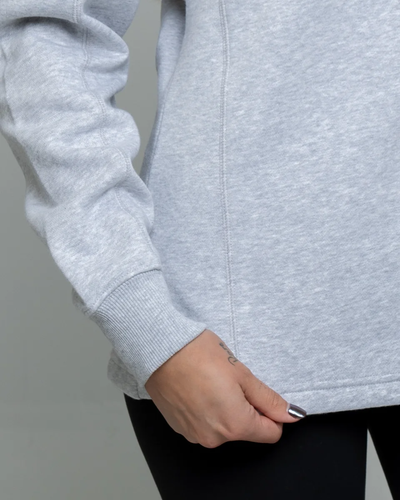 Closeup of a LST253 Sport-Tek Ladies 1/4-Zip Sweatshirt