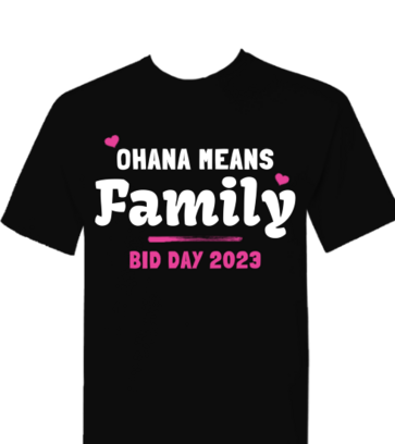 OHANA Family Sorority design idea