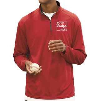 Custom Athletic Apparel:  4102 Badger B-Core 1/4 Zip Pullover