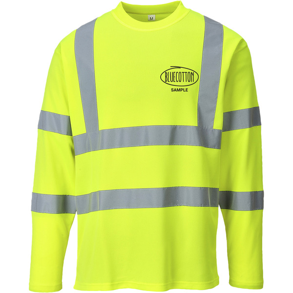 S278 Portwest Cotton Comfort Long Sleeve T-Shirt