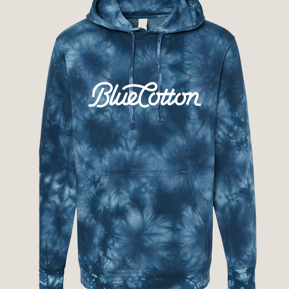 Image of PRM4500TD Independent Trading Co. Unisex Midweight Tie-Dyed Hooded Sweatshirt