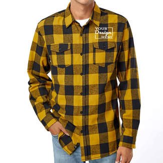 Flannel Shirts:  8210 Burnside Yarn-Dyed Long Sleeve Flannel Shirt